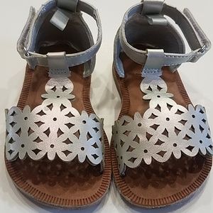 OshKosh B'gosh silver sandals